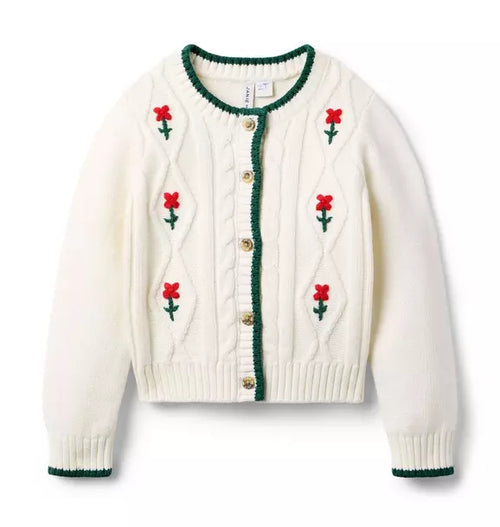 The Embroidered Floral Cardigan