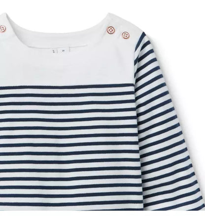 Striped Bell Sleeve Top