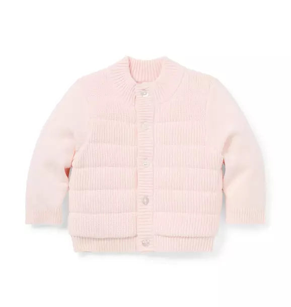 Baby Quilted Sweater Jacket