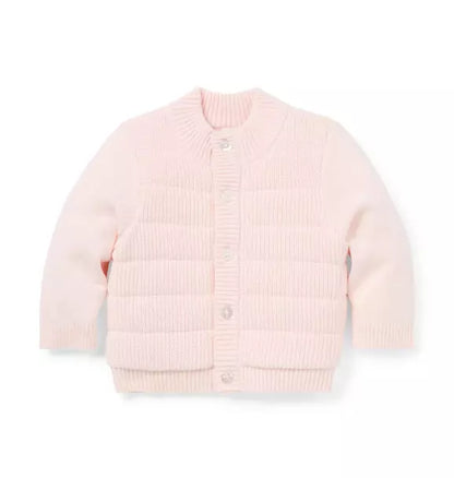 Baby Quilted Sweater Jacket