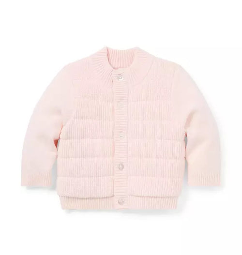 Baby Quilted Sweater Jacket