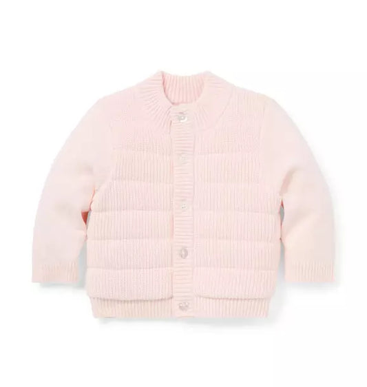 Baby Quilted Sweater Jacket