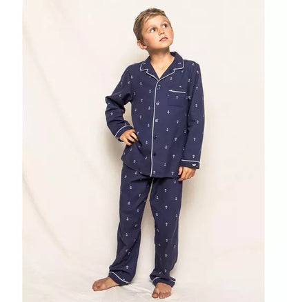 Kid's Pajama Set in Portsmouth Anchors