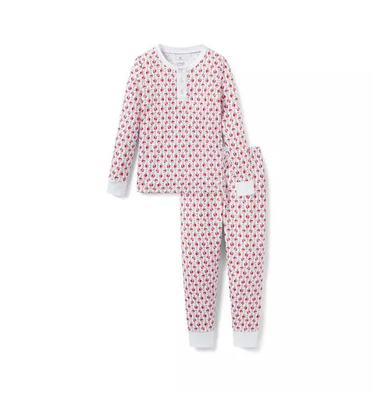 Kids Pima Snug Fit Pajama in Autumn Orchards