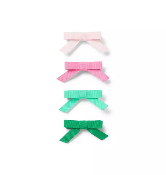 Bow Barrette Set