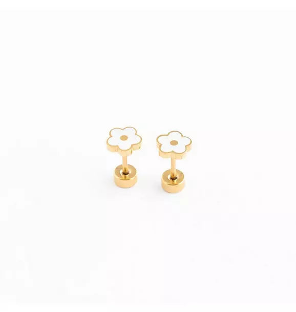 Petite Flower Stud Earrings