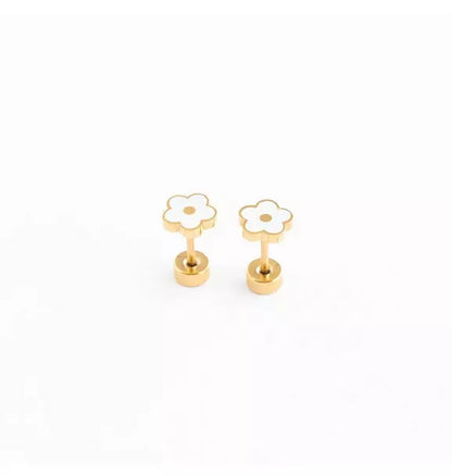 Petite Flower Stud Earrings