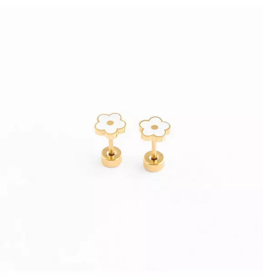 Petite Flower Stud Earrings