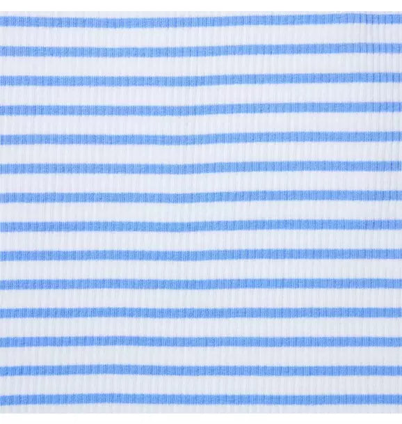 Striped Ruffle Sleeve Top