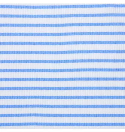 Striped Ruffle Sleeve Top