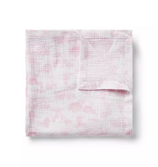 Baby Safari Toile Blanket