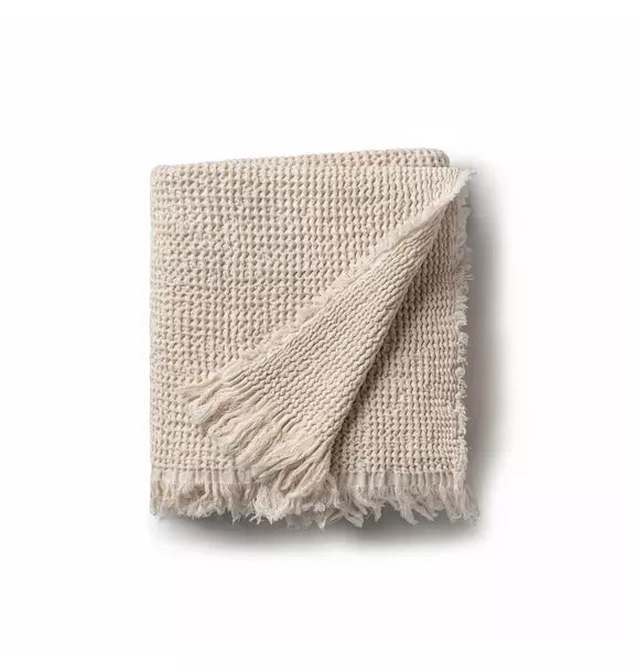 Waffle Muslin Cream Baby Blanket