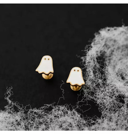 Ghost Stud Earrings