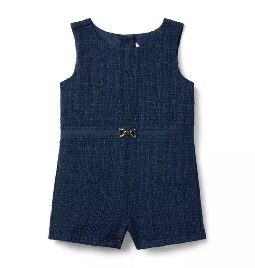 The Equestrian Tweed Romper