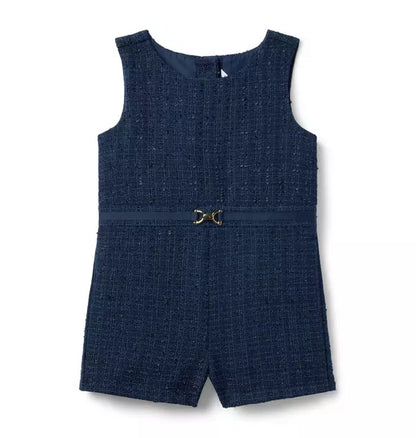 The Equestrian Tweed Romper