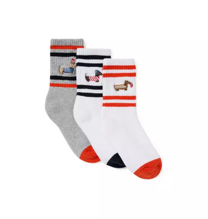 Americana Dog Sock 3-Pack