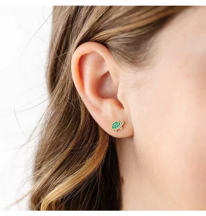 Turtle Stud Earring