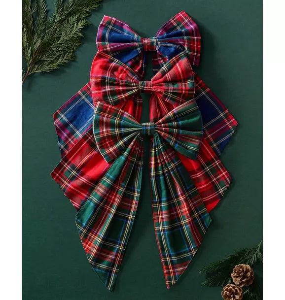 Wreath Bow in Kensington Tartan