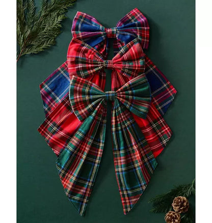 Wreath Bow in Kensington Tartan
