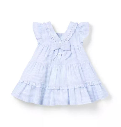 Baby Striped Ruffle Dress