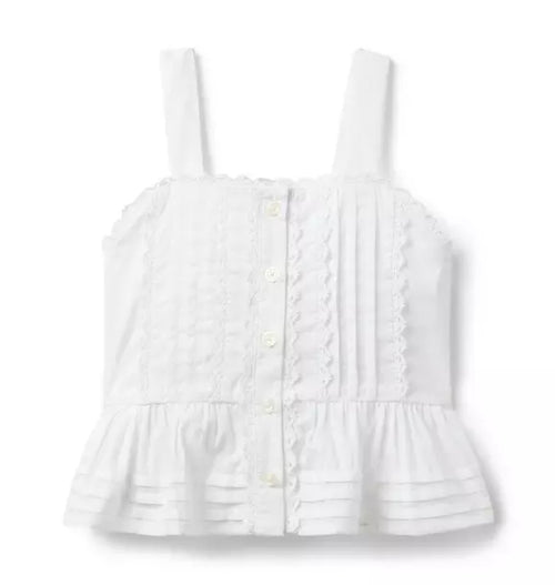 The Pintuck Peplum Top