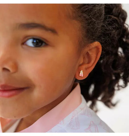 Ballet Slipper Stud Earrings