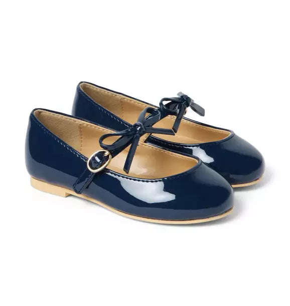 Patent Bow Ballet Flat