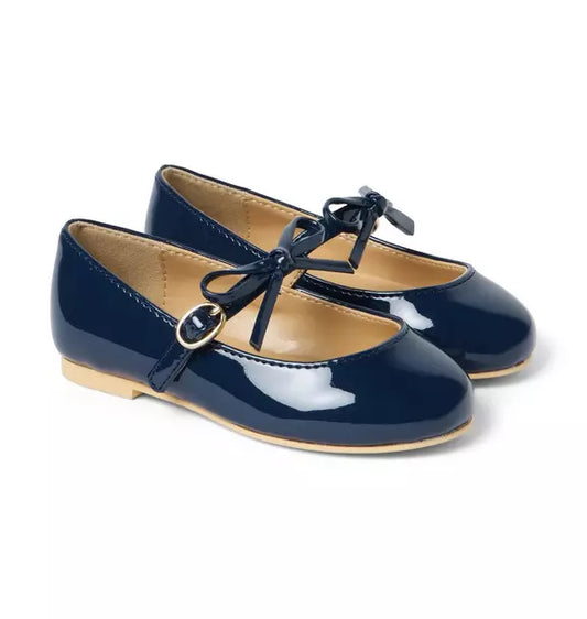 Patent Bow Ballet Flat