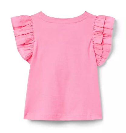 Ruffle Sleeve Top