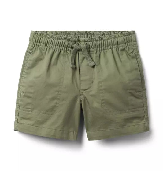 Twill Patch Pocket Pull-On Short