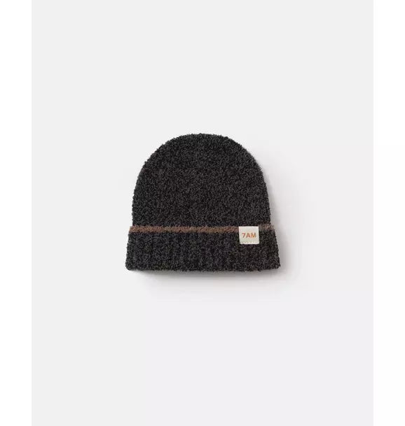 Beanie Fuzzy - Black Melange