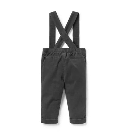Baby Corduroy Suspender Pant