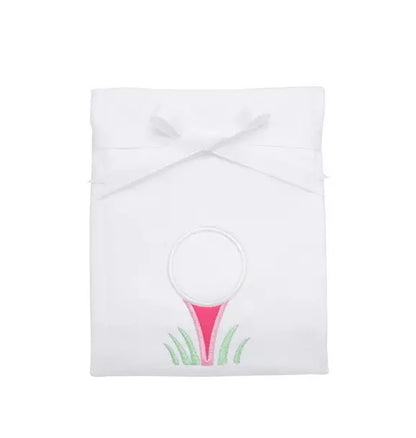 Golf Applique Burp Cloth