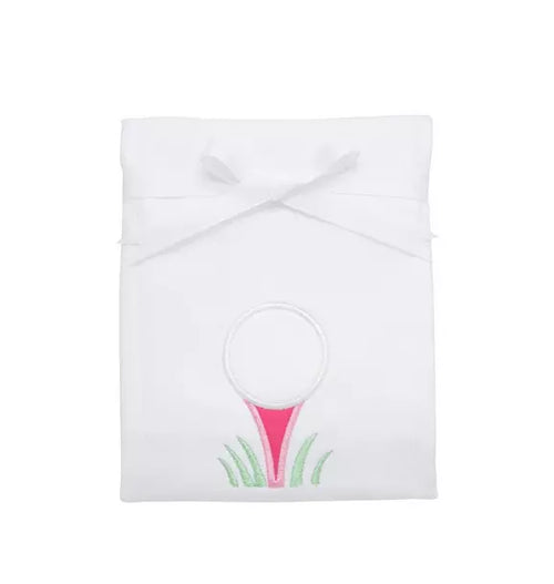 Golf Applique Burp Cloth