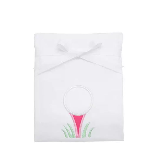 Golf Applique Burp Cloth
