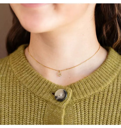 Star Of David Pendant Necklace