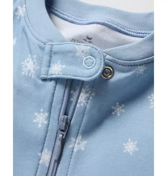 Baby's Pima Romper in Periwinkle Wonderland