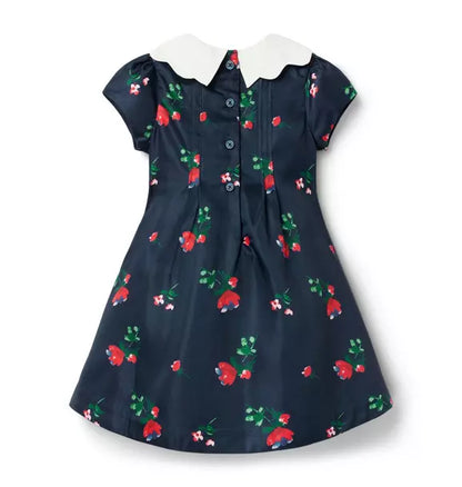 The Pintuck Floral Dress