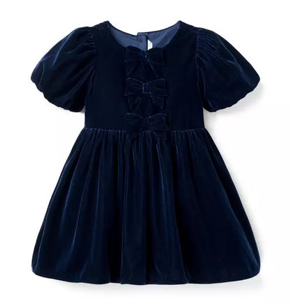 The Velvet Bow Dress