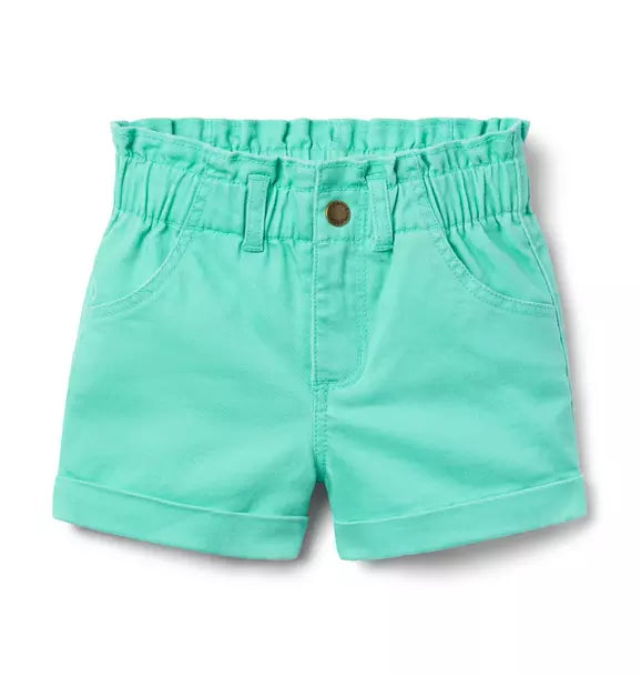 Twill Paperbag Waist Short