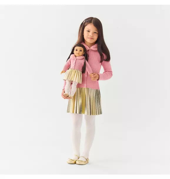 American Girl® x Janie and Jack Ribbed Cardigan