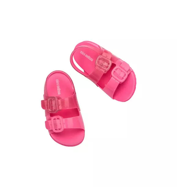 Toddler Cozy Sandal in Pink Glitter