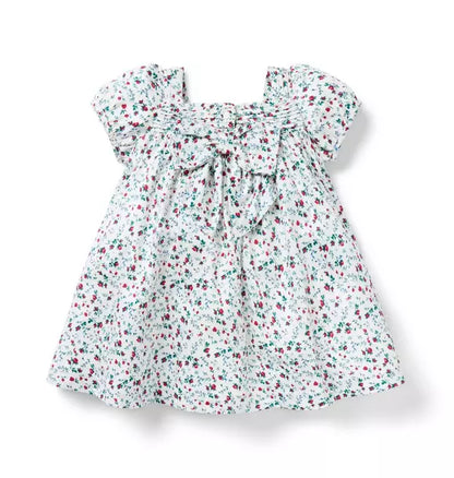 Baby Ditsy Floral Puff Sleeve Dress