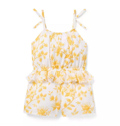 Floral Ruffle Romper