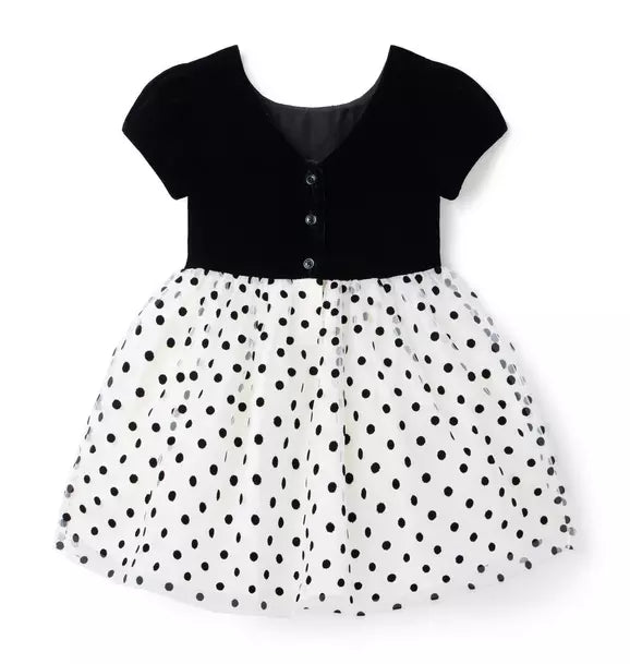The Velvet Dot Dress