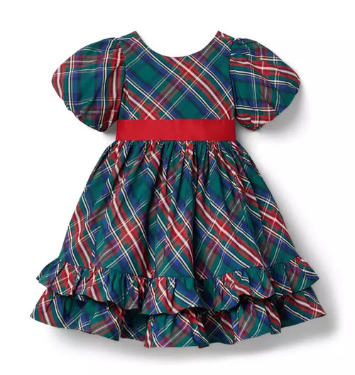 The Bow-Tied Tartan Dress