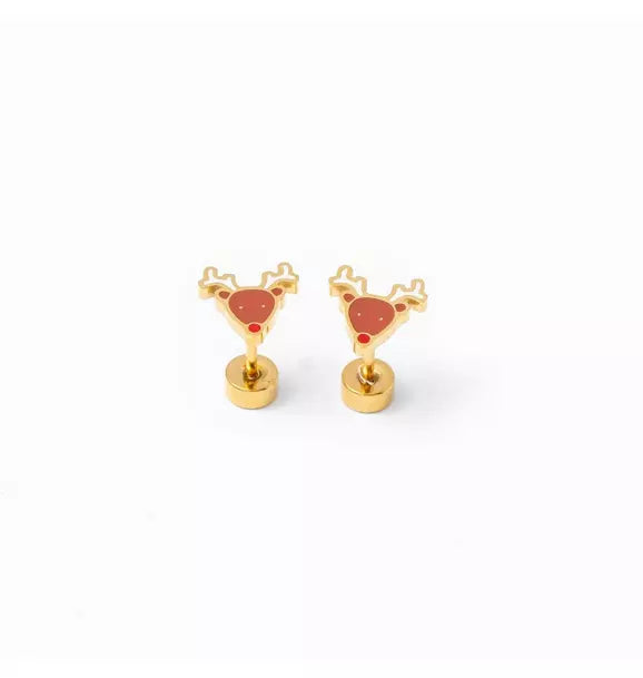 Reindeer Stud Earrings