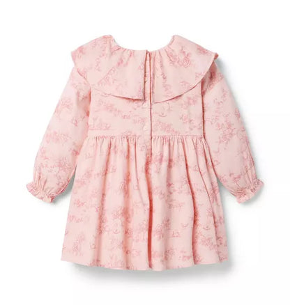 Floral Toile Bow Dress