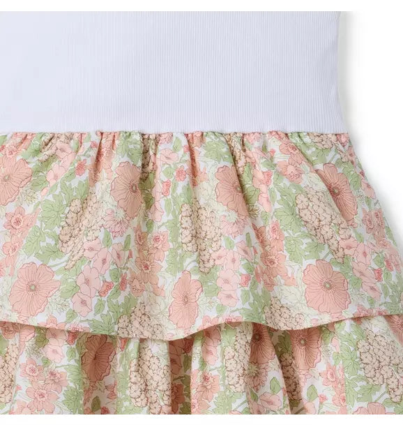 Ditsy Floral Tiered Dress