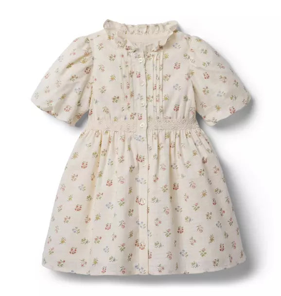 The Flower Pintuck Dress